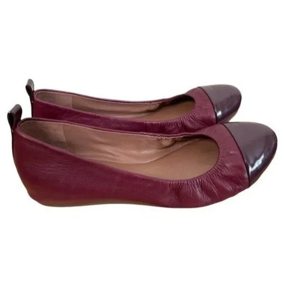 Leather Shoes Ellen Degeneres Love Ballet Flats Ellen Degeneres